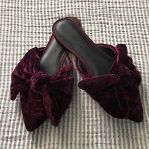 Rebecca Minkoff Velvet mules